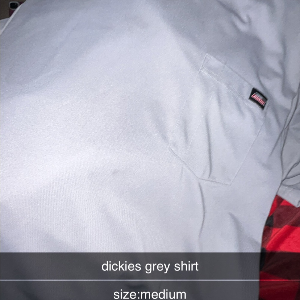 Dickies Men's Light Gray Casual Shirt